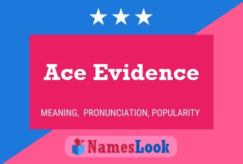 ملصق اسم Ace Evidence