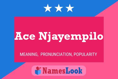 ملصق اسم Ace Njayempilo