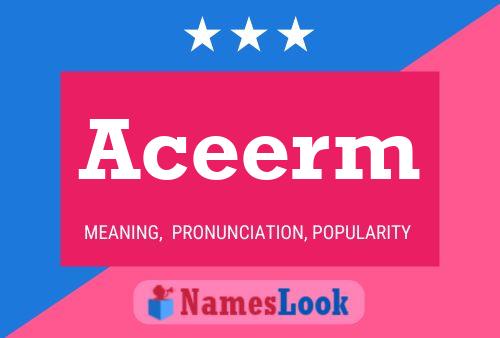 ملصق اسم Aceerm