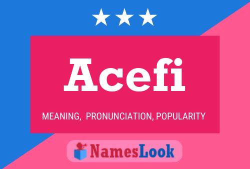 ملصق اسم Acefi