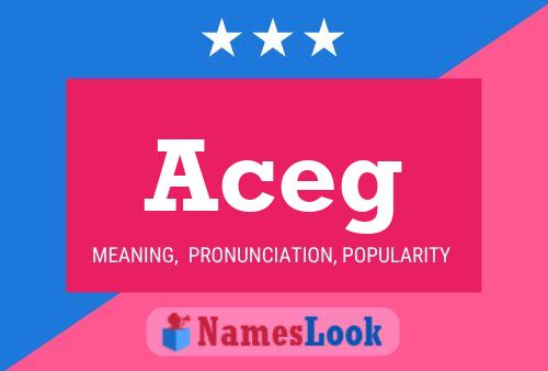 ملصق اسم Aceg