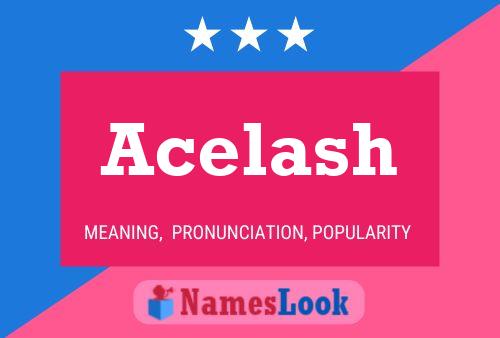 ملصق اسم Acelash