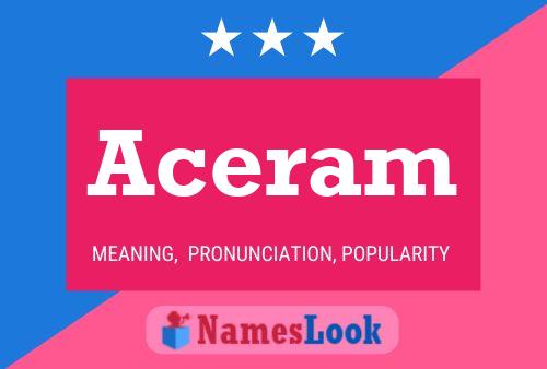 ملصق اسم Aceram