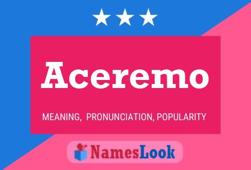 ملصق اسم Aceremo