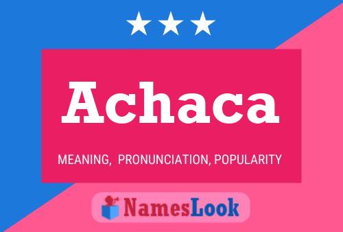 ملصق اسم Achaca