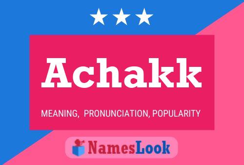 ملصق اسم Achakk