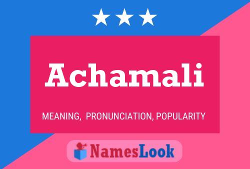 ملصق اسم Achamali