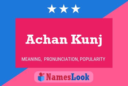 ملصق اسم Achan Kunj