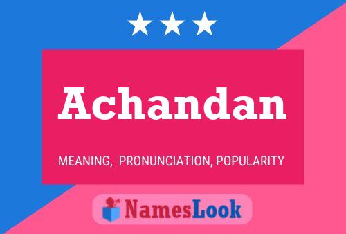 ملصق اسم Achandan