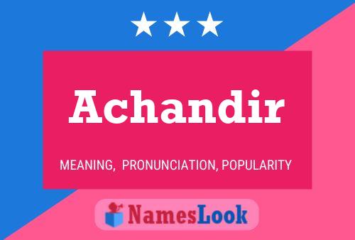 ملصق اسم Achandir