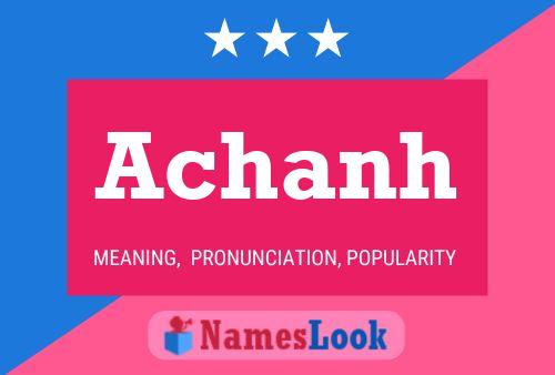 ملصق اسم Achanh