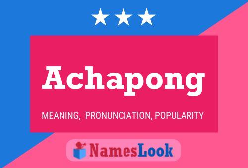 ملصق اسم Achapong