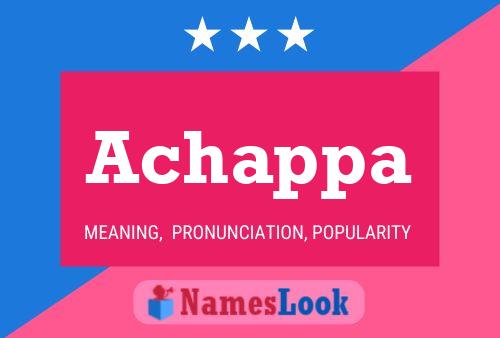 ملصق اسم Achappa