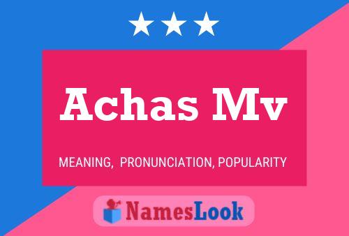 ملصق اسم Achas Mv