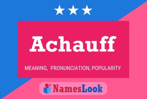 ملصق اسم Achauff