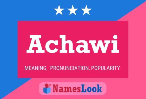 ملصق اسم Achawi