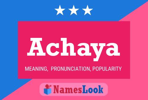 ملصق اسم Achaya