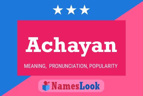 ملصق اسم Achayan