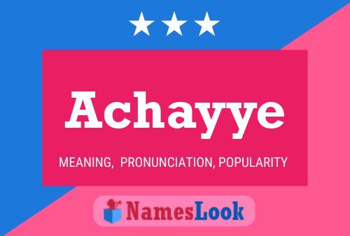 ملصق اسم Achayye