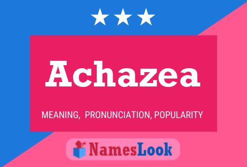 ملصق اسم Achazea