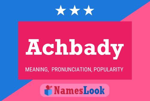 ملصق اسم Achbady