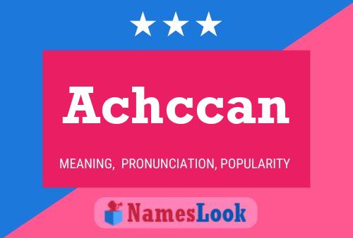 ملصق اسم Achccan