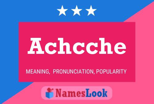 ملصق اسم Achcche