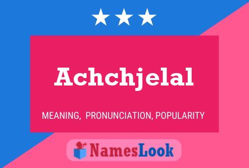 ملصق اسم Achchjelal