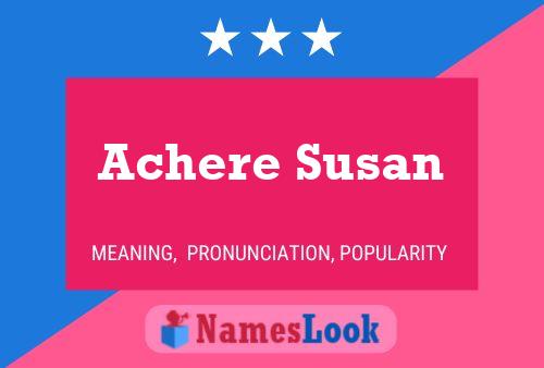 ملصق اسم Achere Susan