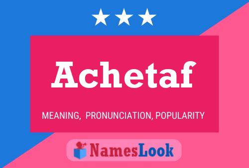 ملصق اسم Achetaf