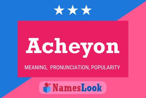 ملصق اسم Acheyon