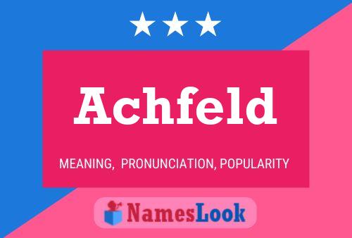 ملصق اسم Achfeld