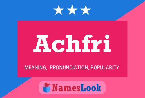 ملصق اسم Achfri