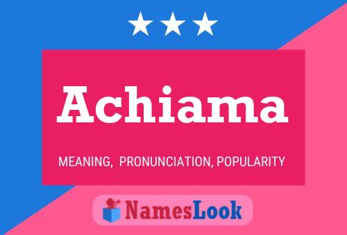 ملصق اسم Achiama