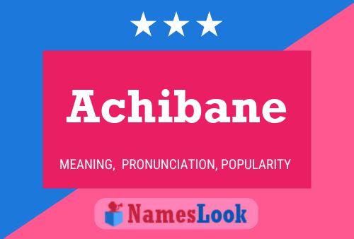 ملصق اسم Achibane