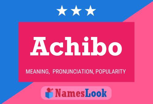 ملصق اسم Achibo