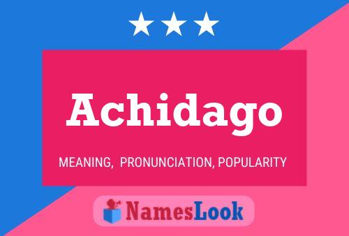 ملصق اسم Achidago