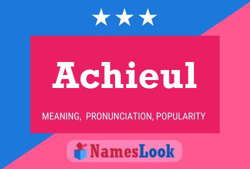 ملصق اسم Achieul