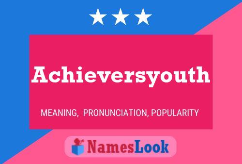 ملصق اسم Achieversyouth