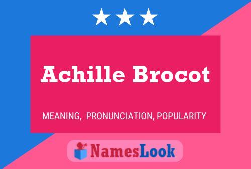 ملصق اسم Achille Brocot