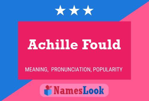 ملصق اسم Achille Fould