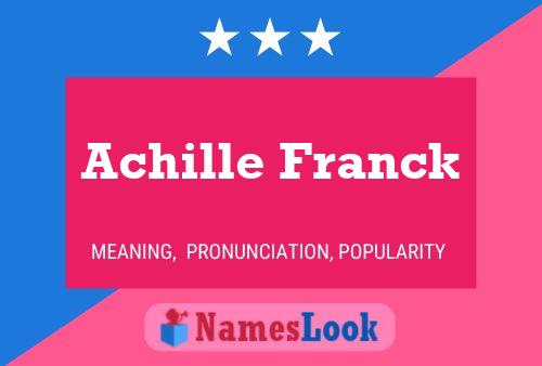 ملصق اسم Achille Franck