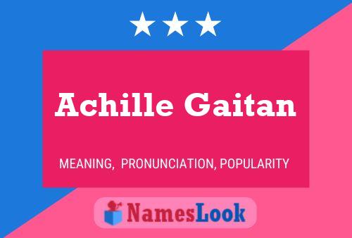 ملصق اسم Achille Gaitan