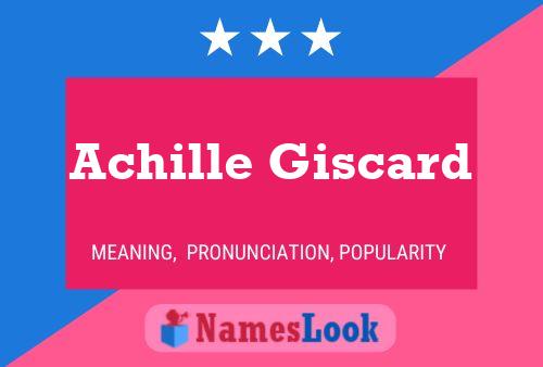 ملصق اسم Achille Giscard