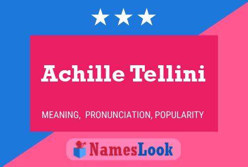 ملصق اسم Achille Tellini