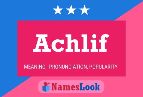 ملصق اسم Achlif