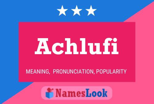 ملصق اسم Achlufi