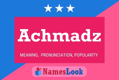 ملصق اسم Achmadz