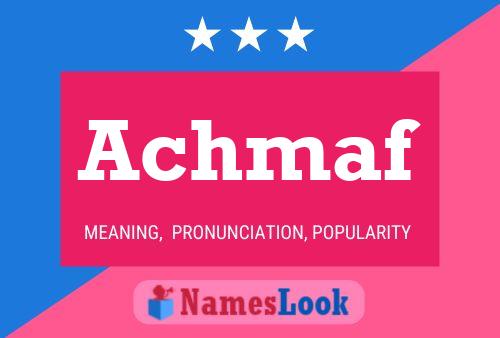 ملصق اسم Achmaf