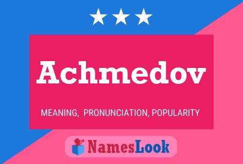 ملصق اسم Achmedov